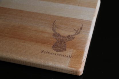 Schneidebrett Buche im Schwarzwald Design – Bild 2